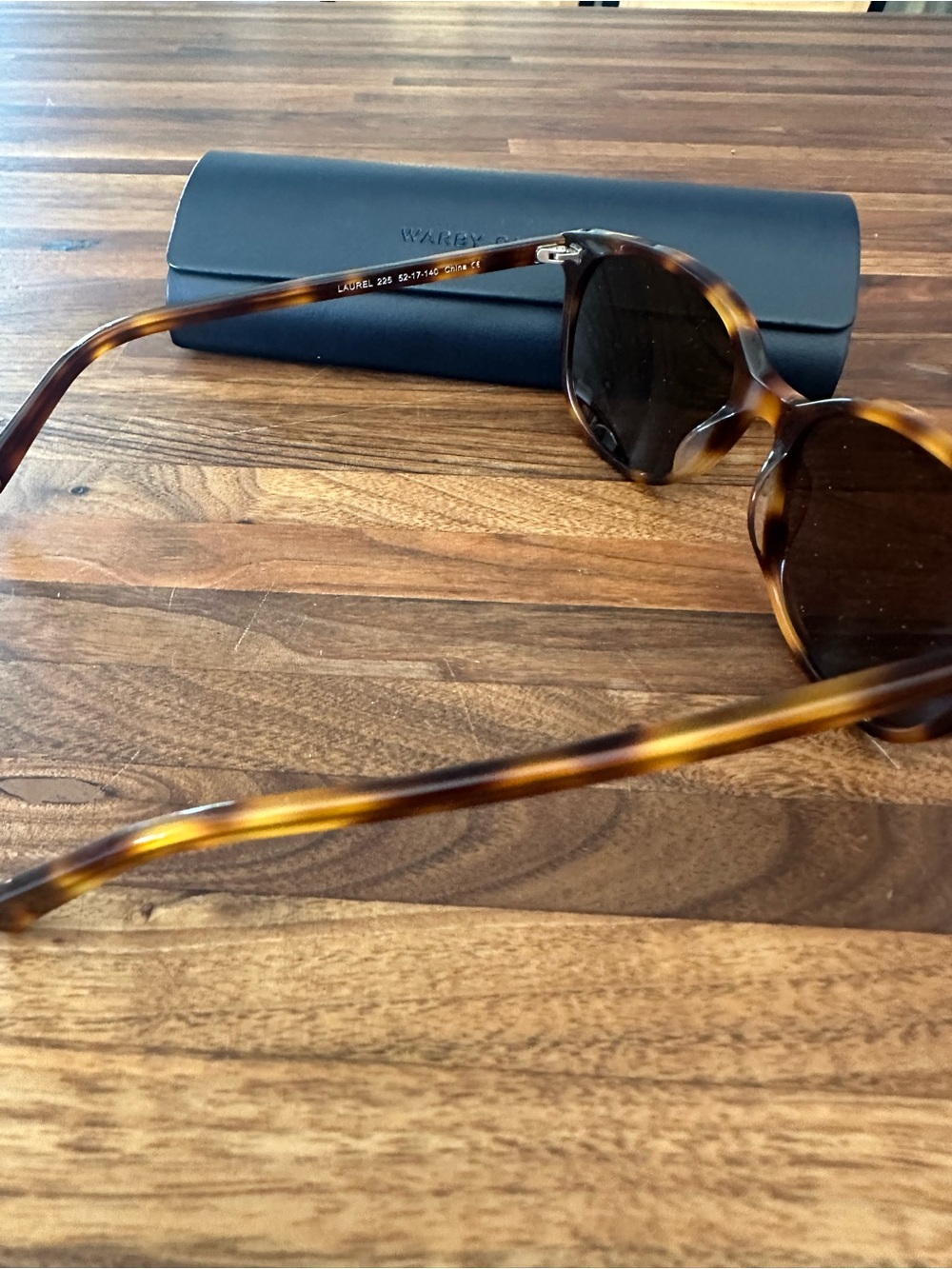 Warby Parker Laurel Tortoiseshell Sunglasses with Dark Lenses - Picture 3 of 3